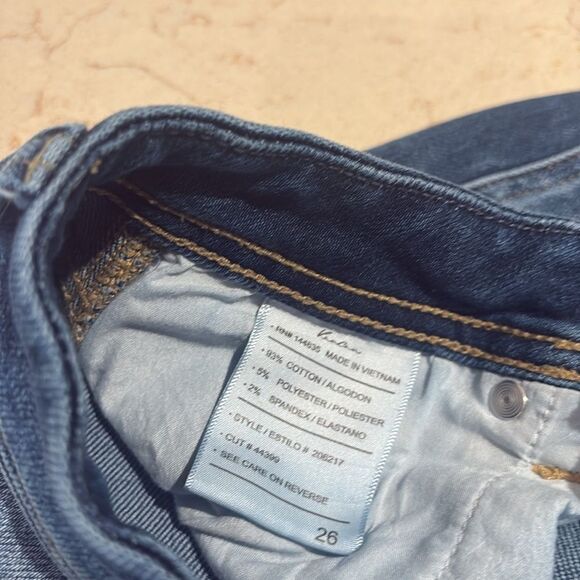 Kancan festival high rise fray hem flare jeans SZ 26 - Picture 13 of 13